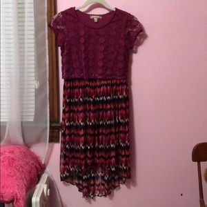 Speechless Purple Frilly Dress